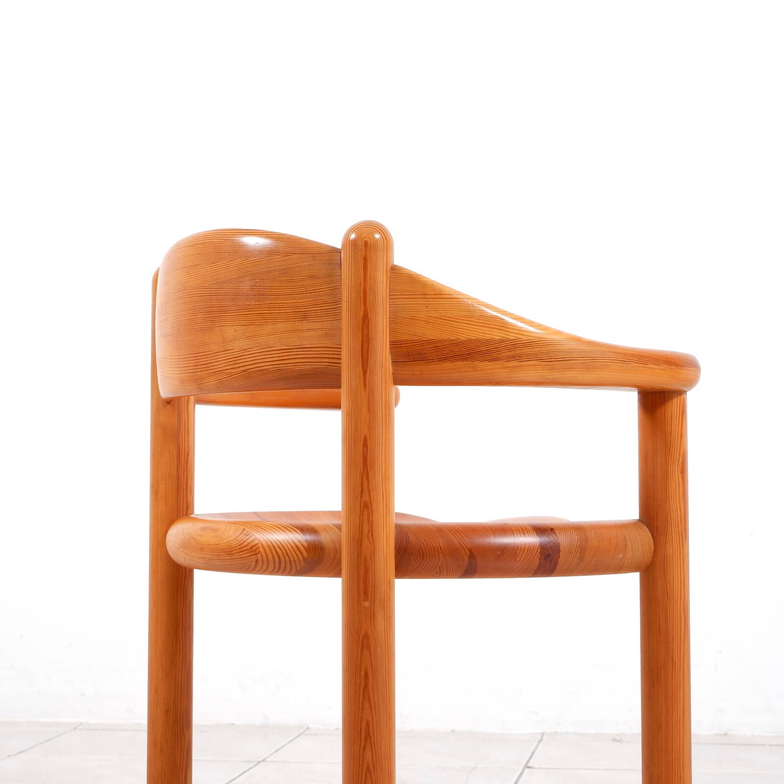 Set of 6 solid pinewood armchairs by Rainer Daumiller for Hirtshals Sawmill