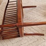 Small Art Deco bench and armchairs in beech, 1930s