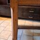 19th century farm table in solid oak