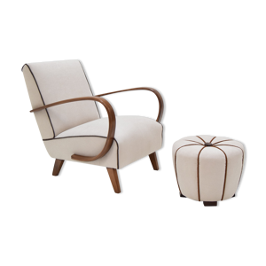 Fauteuil et tabouret