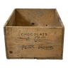 Caisse en bois "Chocolat Nestlé"