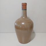 Bouteille vase façon dame jeanne en grès
