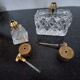 2 perfume bottles