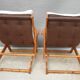 Pair of Kon-Tiki armchairs by Gillis Lundgren 1980's