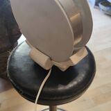 Lithophany lamp in biscuit and stucco style decorative arts