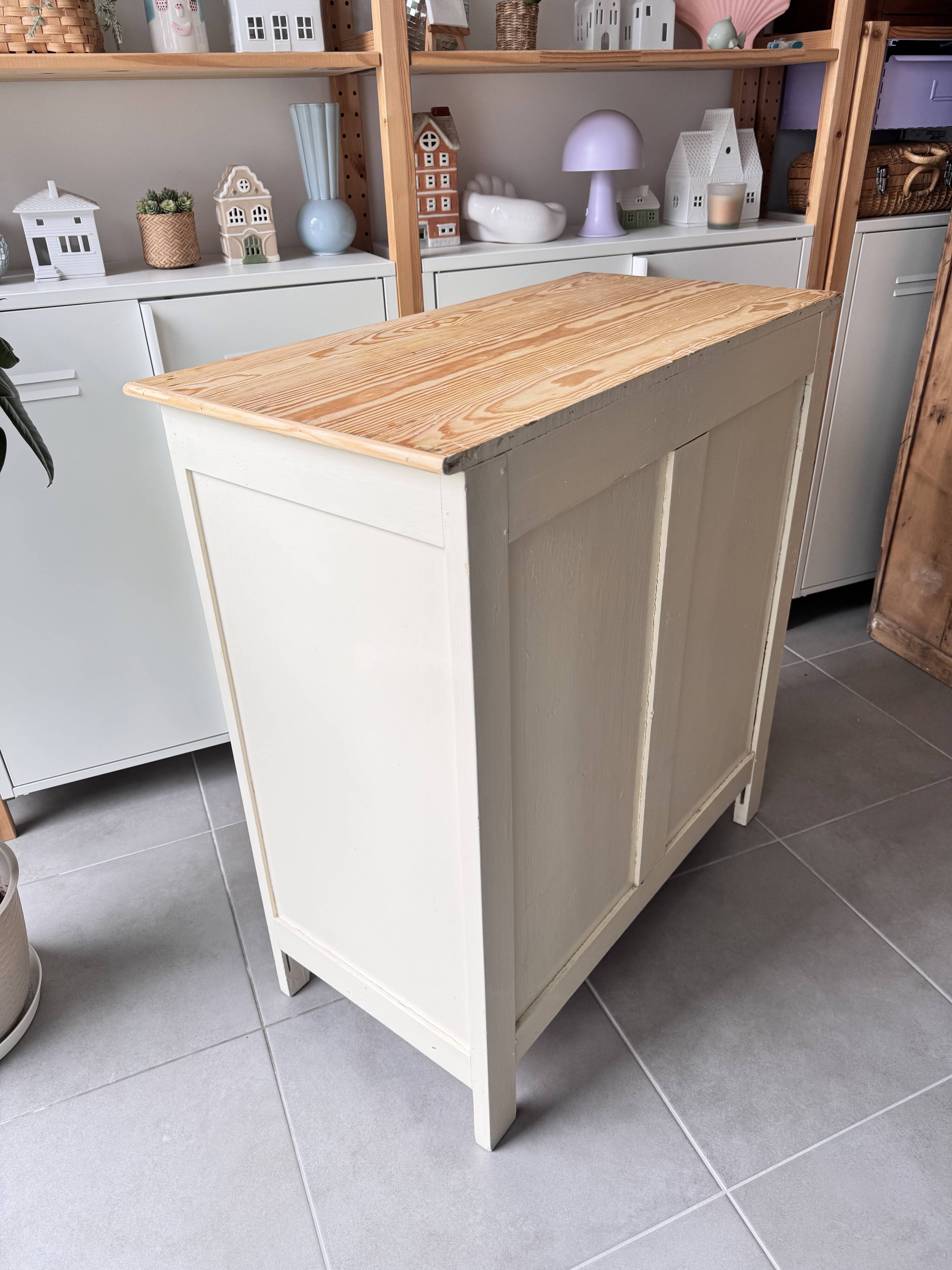 Parisian buffet, antique storage furniture, vintage wooden cupboard