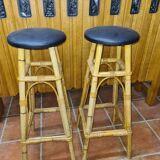 Rattan bar stools