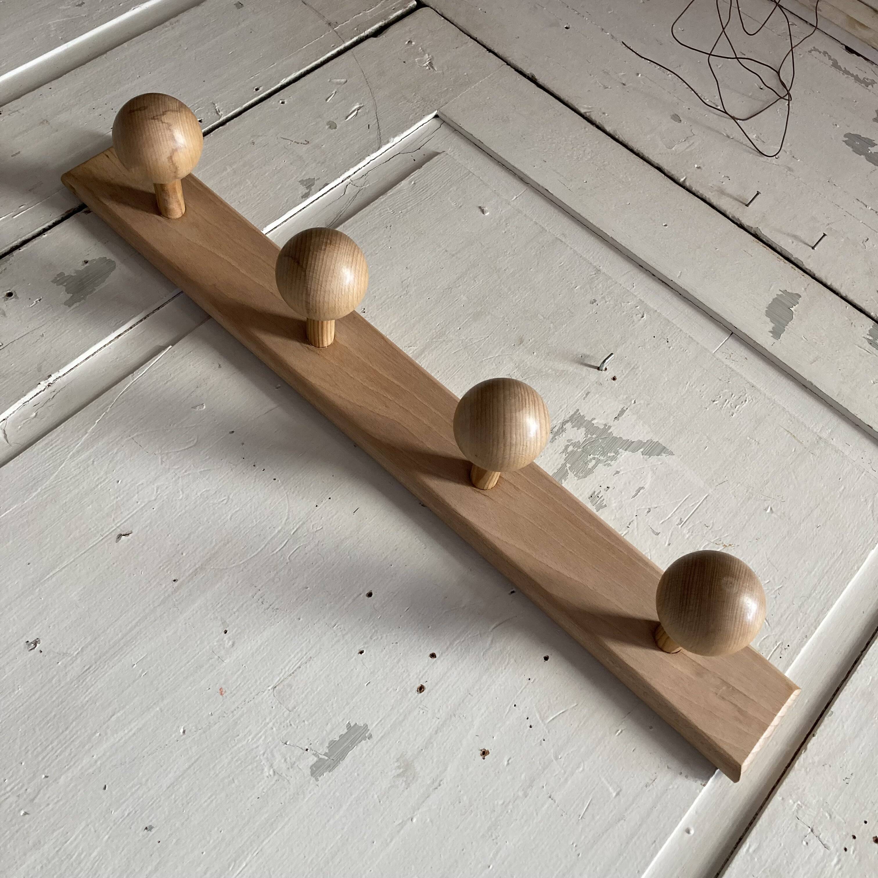 Wooden coat rack 70s