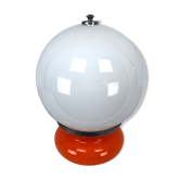 Vintage Italian coloured Murano glass table lamp by Mazzega