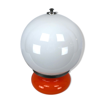Vintage Italian coloured Murano glass table lamp by Mazzega