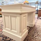 Classic English White Chesterfield Desk