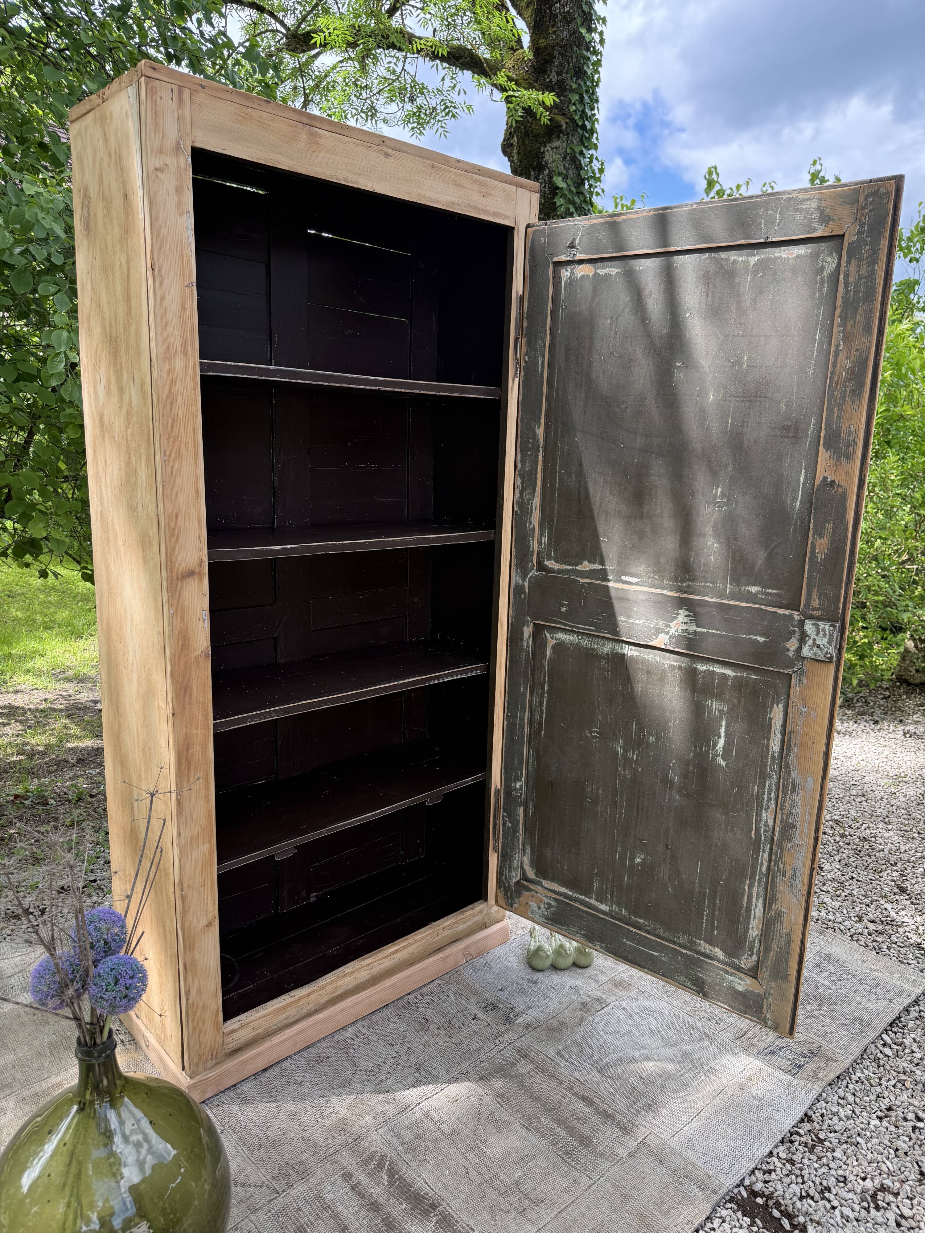 Armoire ancienne bois rénovée