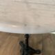Table bistrot en marbre