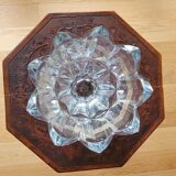 Vase en cristal et argent