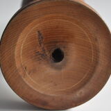 Teak vintage candlestick