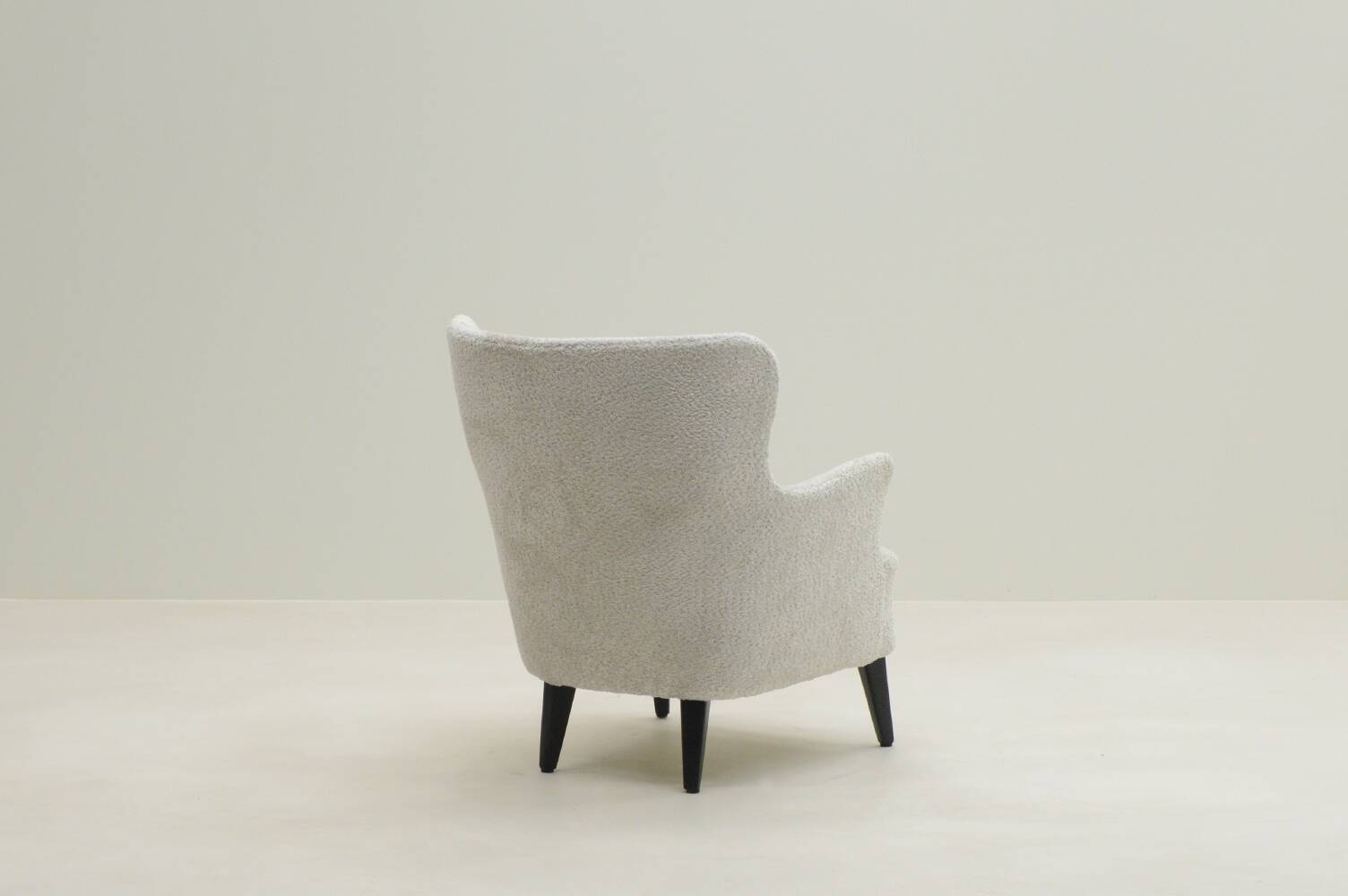 Fauteuil à oreilles par Theo Ruth pour Artifort, Pays-Bas, années 1950.
