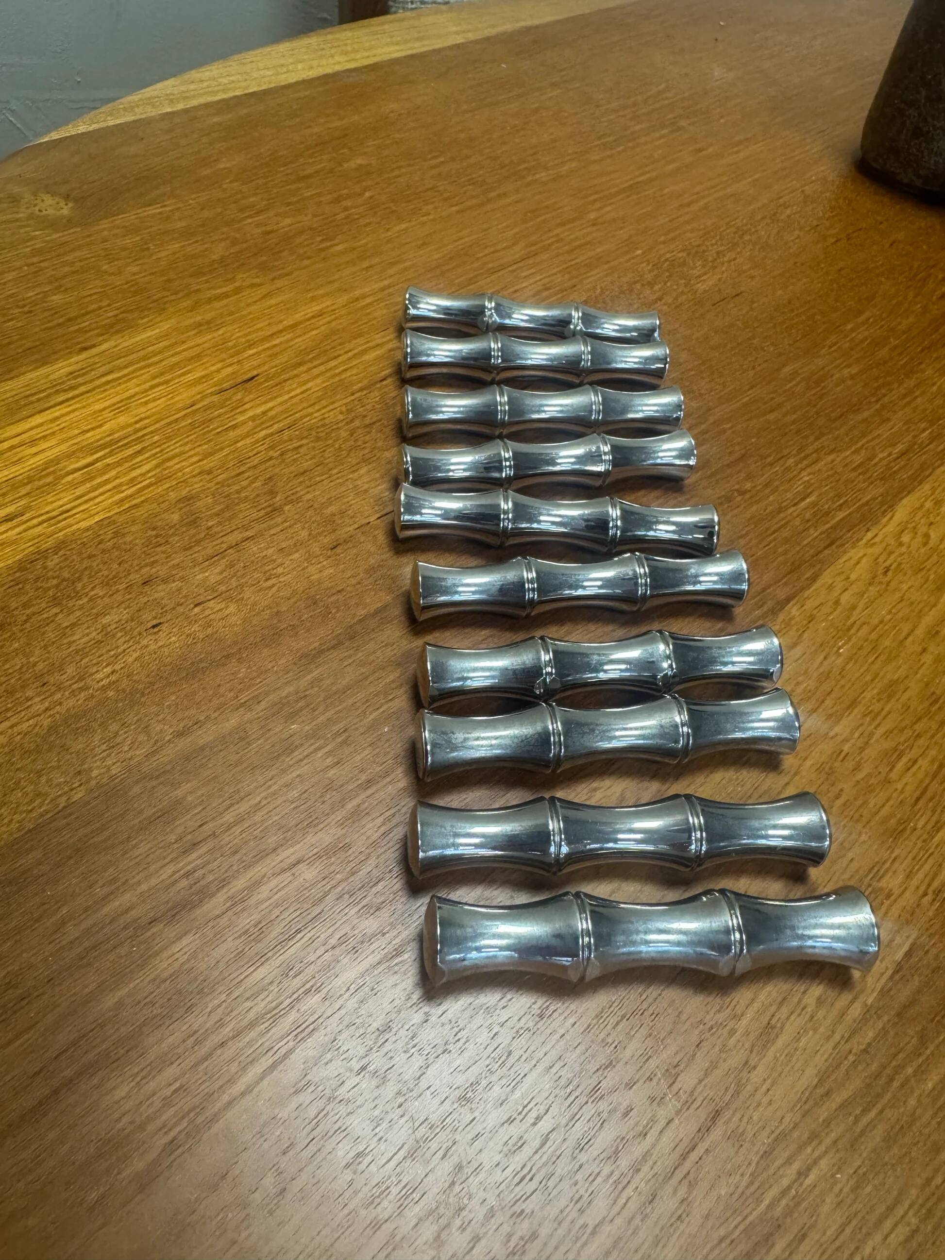 70s bamboo knife holder