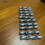 70s bamboo knife holder