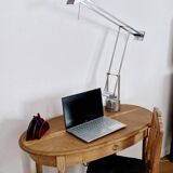 Louis XVI style oak desk console table