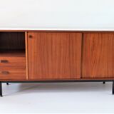 Buffet Bas 1960 in mahogany, Provenance Cité Universitaire Jean Zay