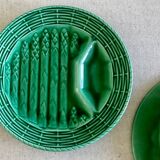 2 Sarreguemines asparagus plates