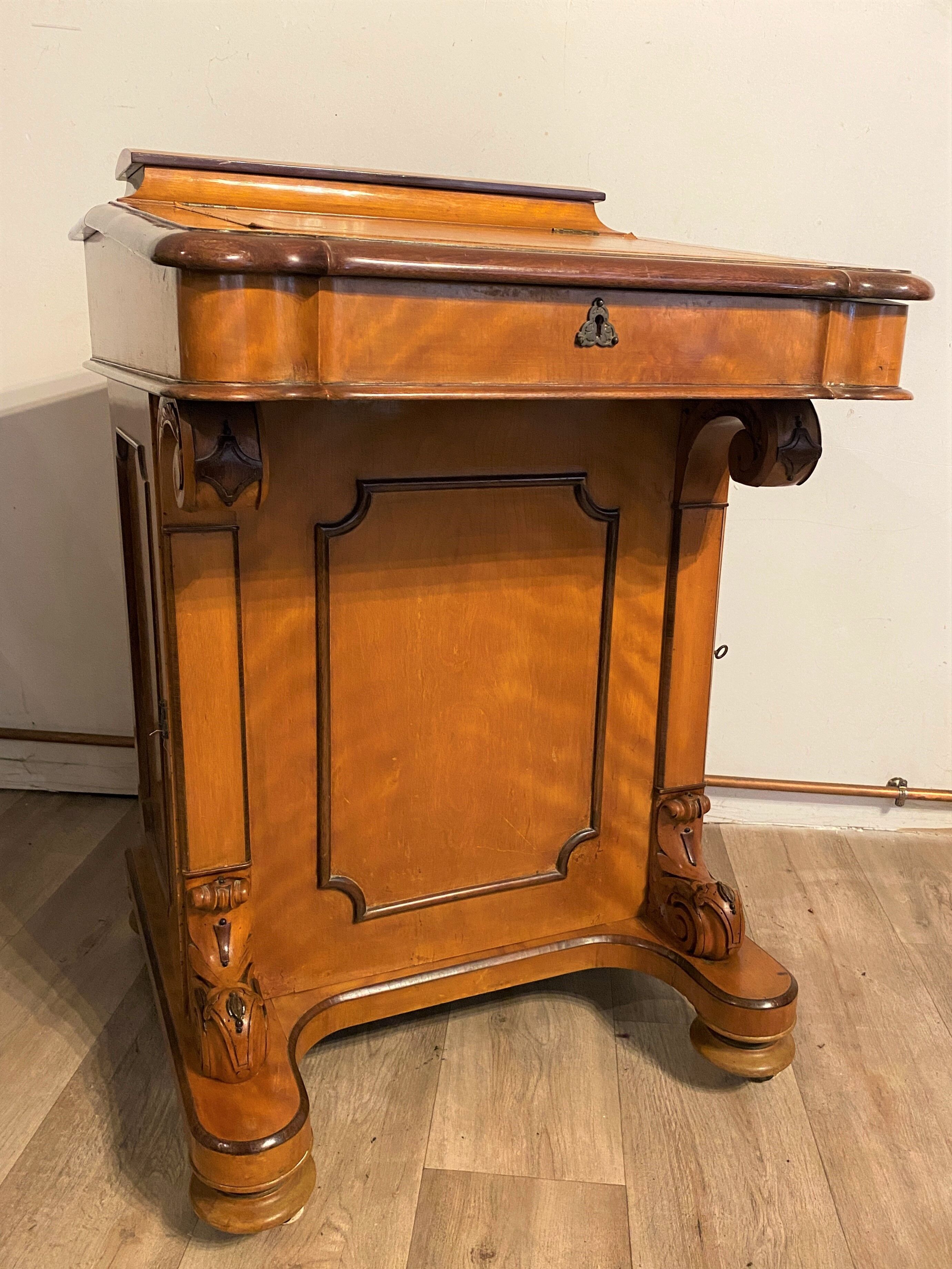 Bureau Davenport Anglais XIXème siècle