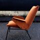 Fauteuil vintage moderniste restauré