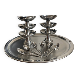 Guy Degrenne ice cream sundae service