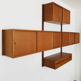 Danish modular teakwood  wall unit