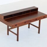 Bureau Peter Lovig Flip-Top Partners en palissandre, Lovig, Danemark, 1960