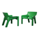 Pair of Vicario armchairs by Vico Magistretti for Artemide, Italy, 1970s.
