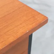 Minimalist freestanding desk by Günter Renkel for REGO, 1960s