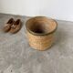 Rattan basket 1970, Italy
