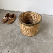 Rattan basket 1970, Italy