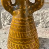 Picasso terracotta candle holder