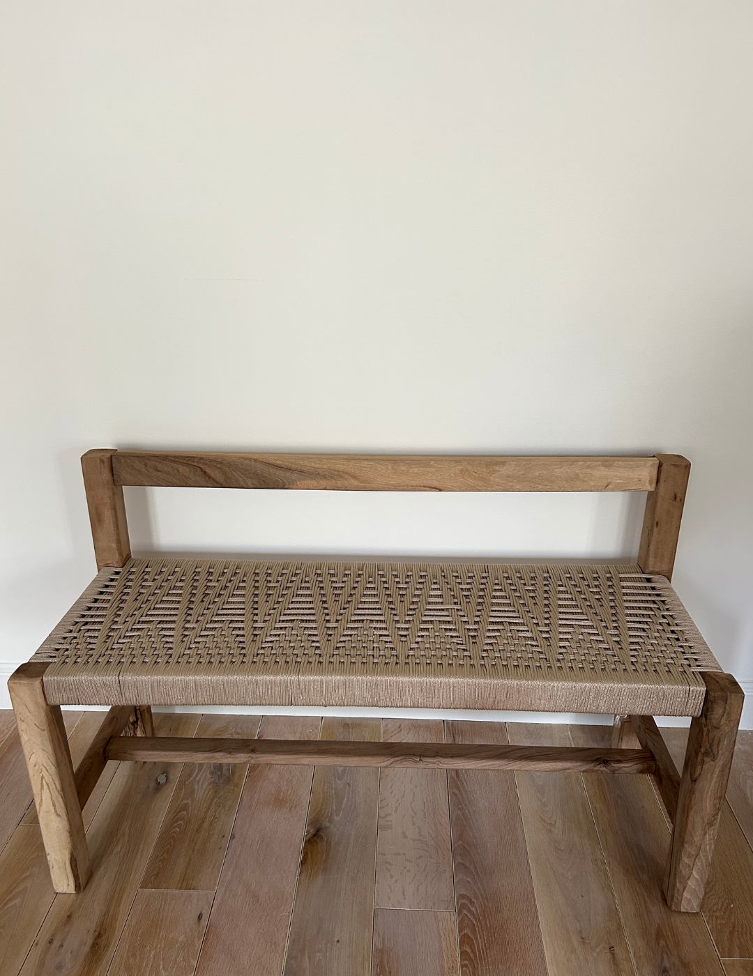 Back bench beige