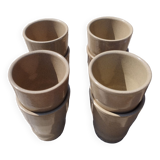 Lot verres grès