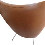 Wingchair Model Ch445 In Walnut Elegance Leather By Hans J. Wegner