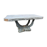 Concrete garden table