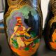 Series of 10 old Russian Matryoshka dolls