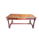 Large antique carved wooden desk in Renaissance style