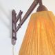 Scandinavian Teak and Hemp Scissors Wall Lamp by Ib Fabiansen for Fog & Mørup, 1950s