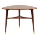 Table basse triangle vintage en teck 1960 Suède