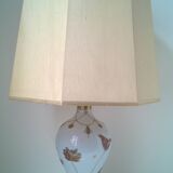 Porcelain and brass lamp by GIULIA MANGANI c.1980