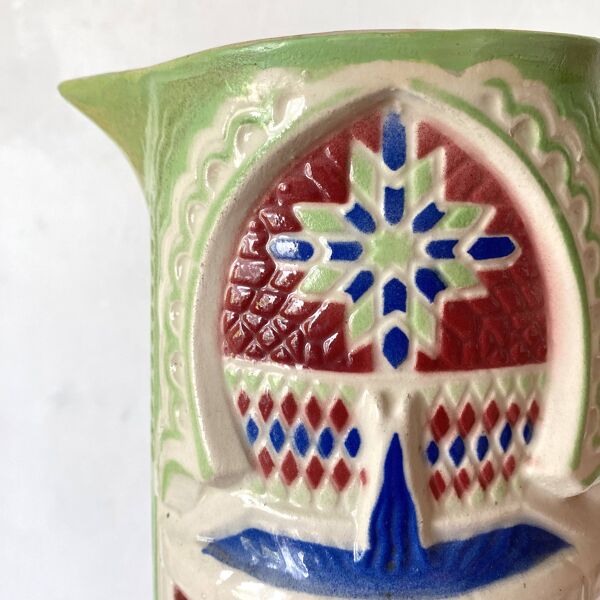 Pichet barbotine Poët Laval Fontaine