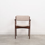 Walnut chair, Danish design, 1960s, designer: Erik Buch