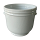 Cache pot en porcelaine blanche