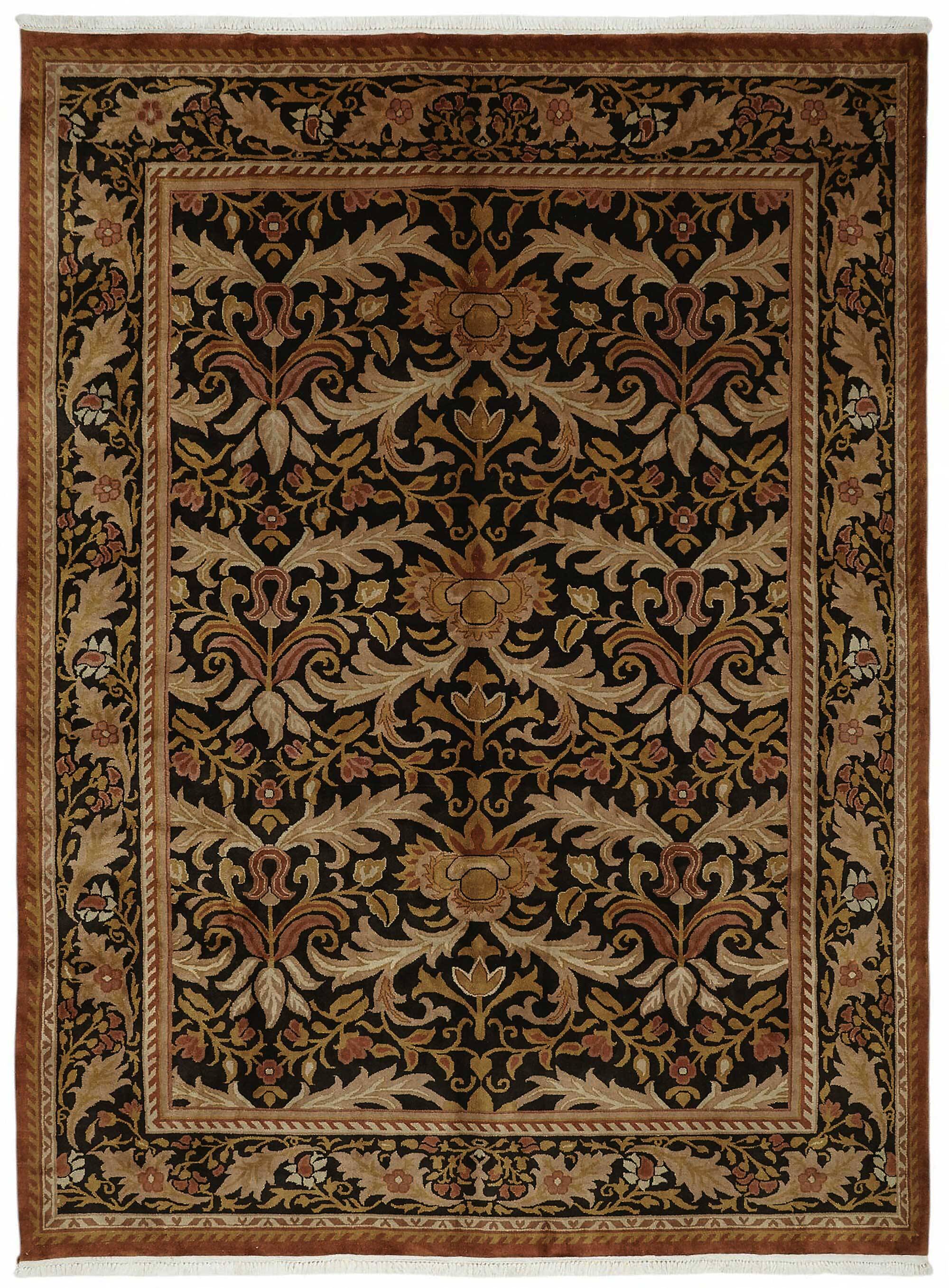 Turkish Handknotted Wool Oushak Rug 268 cm x 360 cm