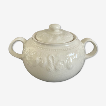 Sucrier en porcelaine anglaise