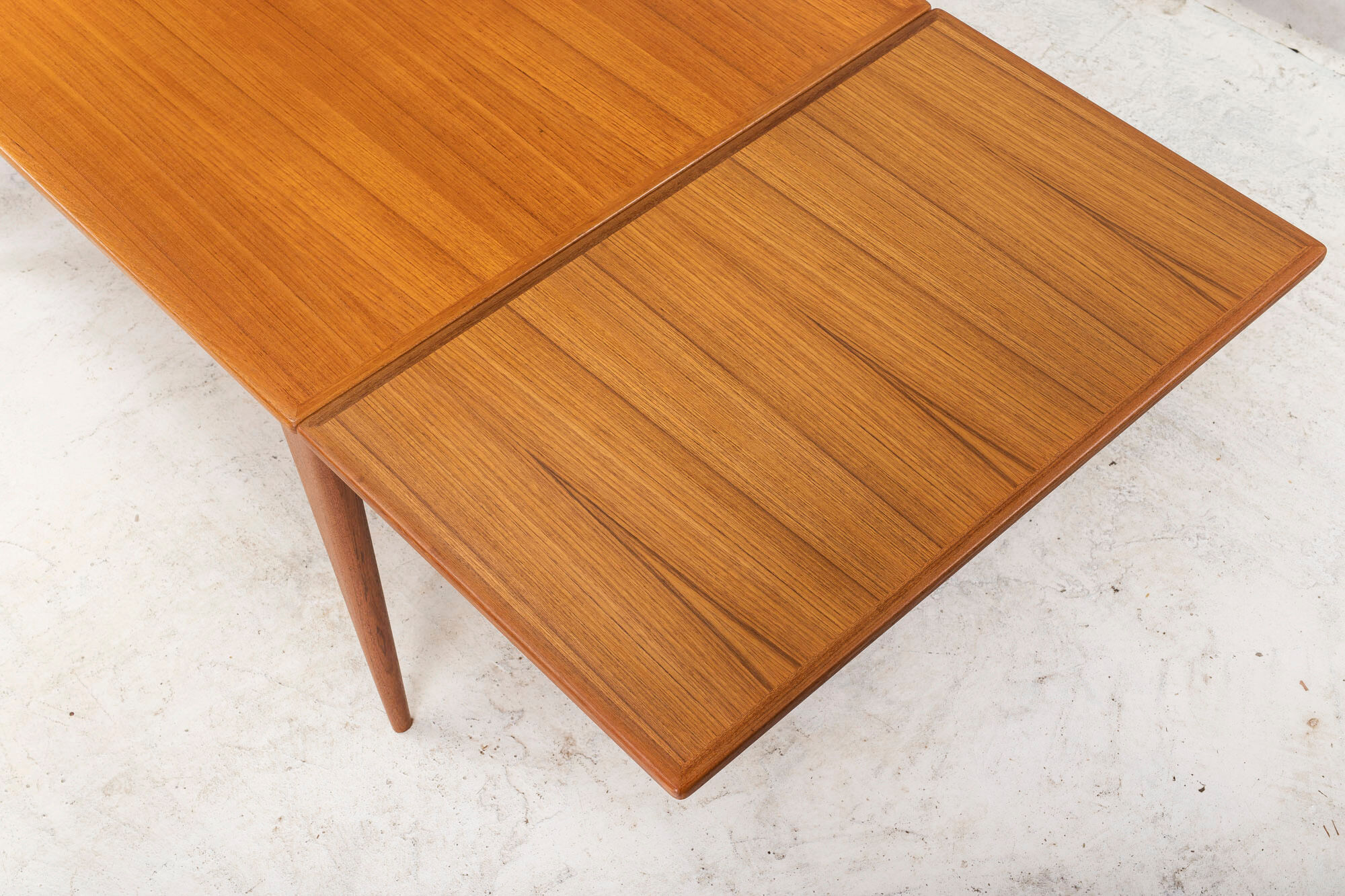 Danish extendable table teak No. 254 by Niels Otto Møller for JL Møllers, 1960s